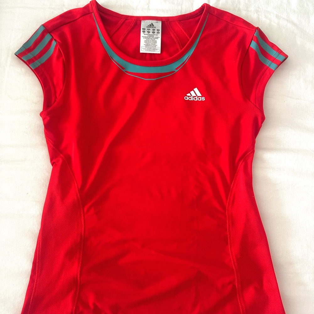 Adidas Red Athletic Top